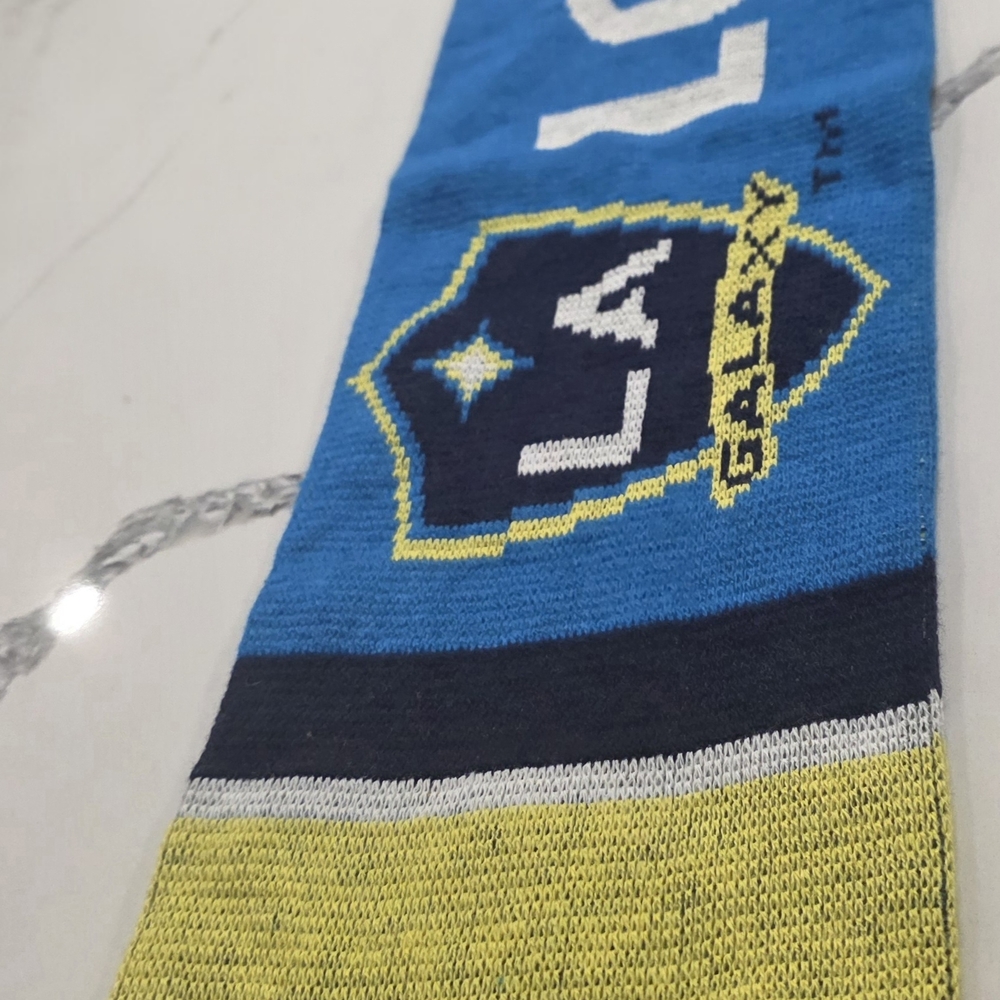 Galaxy By Harvic Blue and Yellow Scarf